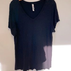 Lularoe Ribbed Black Christy